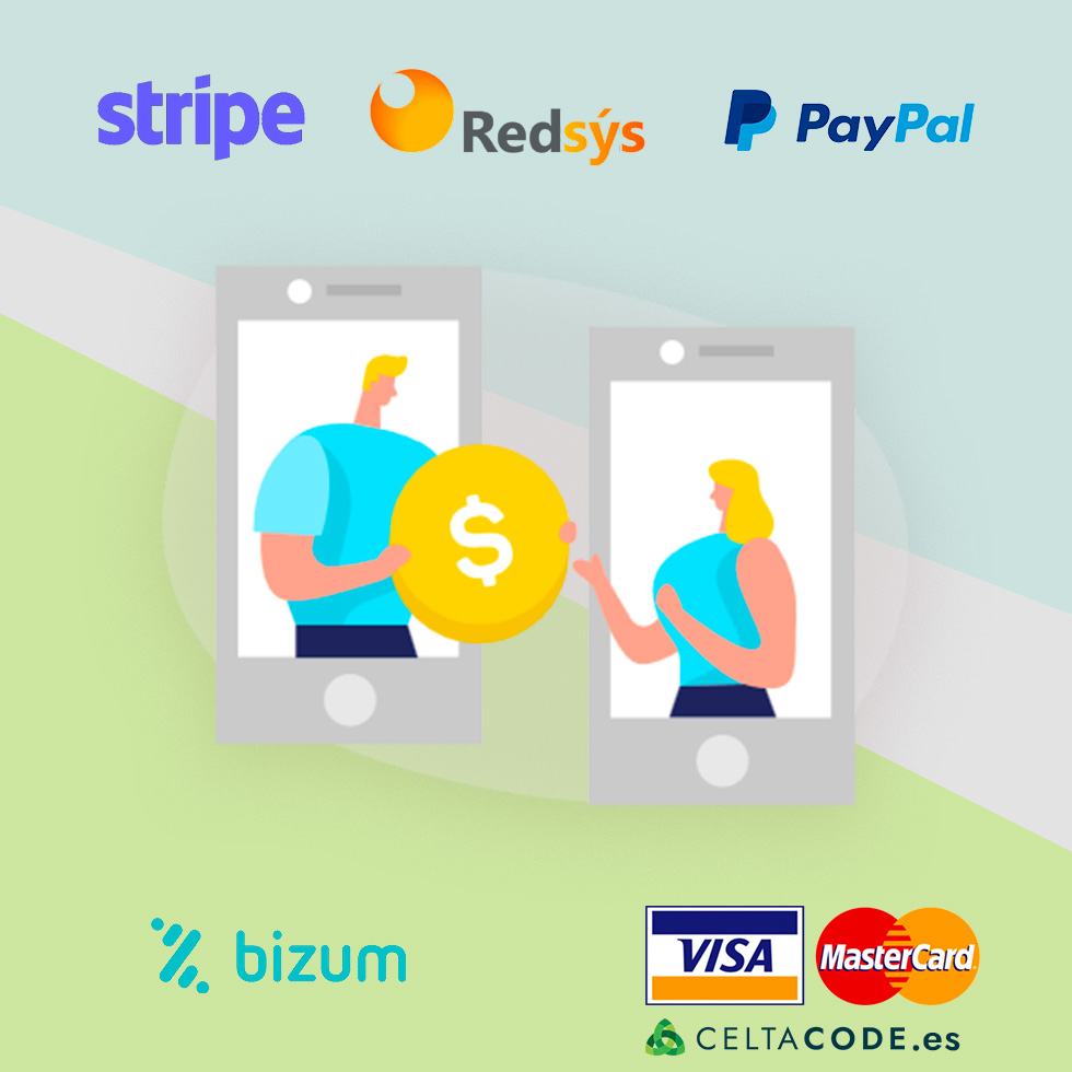 diseño web tienda online con redsys stripe paypal bizum