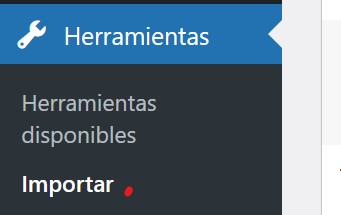 importar entradas wordpress