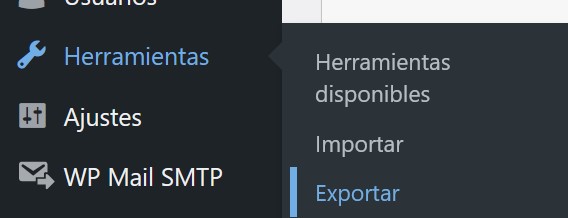 como exportar entradas en wordpress con imagen destacada