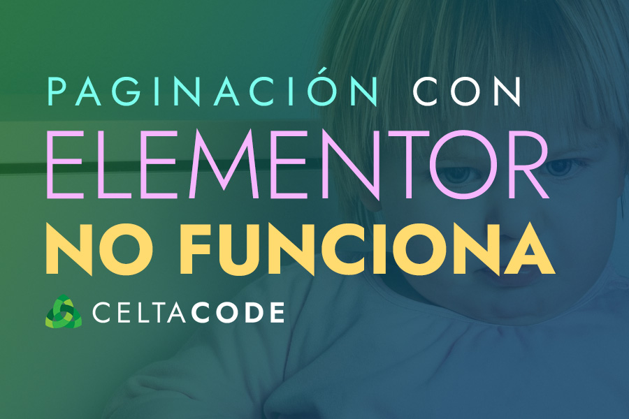 paginación con elementor no funciona